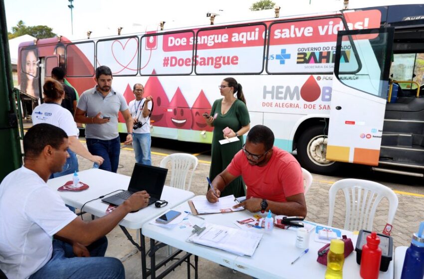  Hemoba encerra Junho Vermelho com coletas externas, forró e ação de conscientização