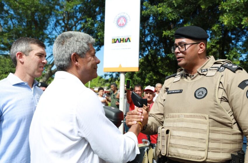  Com 84 unidades inauguradas e 3.200 policiais e bombeiros contratados nos últimos 17 meses, segurança é fortalecida nos municípios baianos