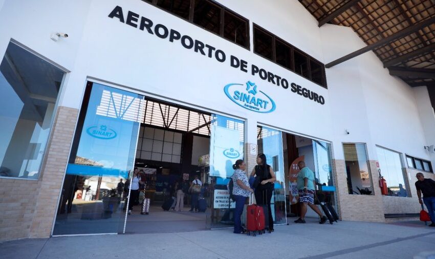  Governo do Estado entrega pavimentação e faixas laterais do aeroporto de Porto Seguro