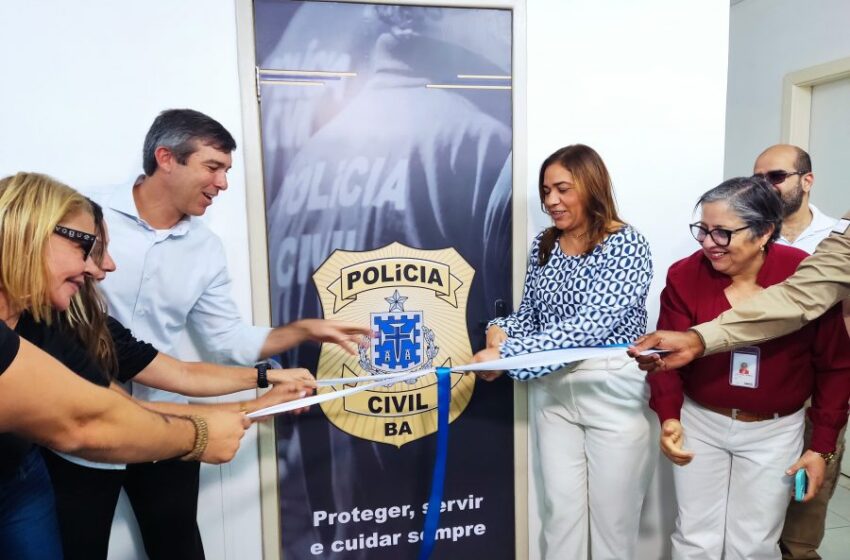  Sesab e SSP inauguram Posto Policial do Hospital Clériston Andrade, em Feira de Santana