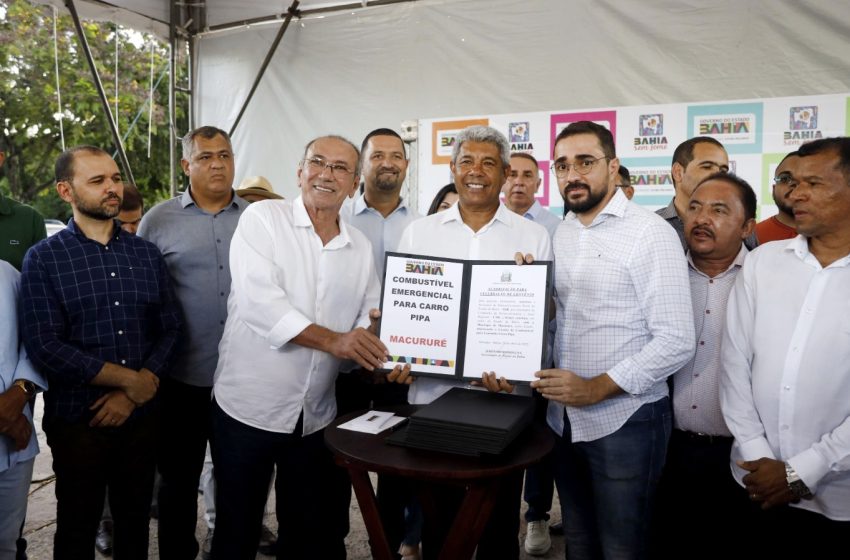  Estado reforça enfrentamento à seca com entrega de equipamentos e investimento emergencial