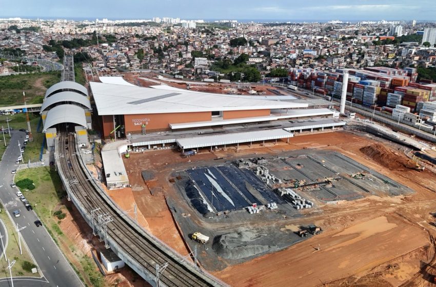  Obras da nova Rodoviária de Salvador chegam a 84% de execução