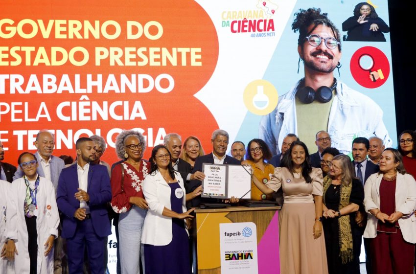  Ministério da Ciência e governo baiano vão investir R$ 67,3 ilhões para fortalecer educação científica nas escolas