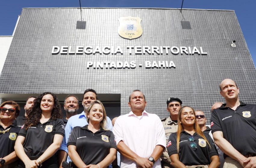  Governo do Estado reforça segurança em Pintadas com entrega de Delegacia e Pelotão da Polícia Militar