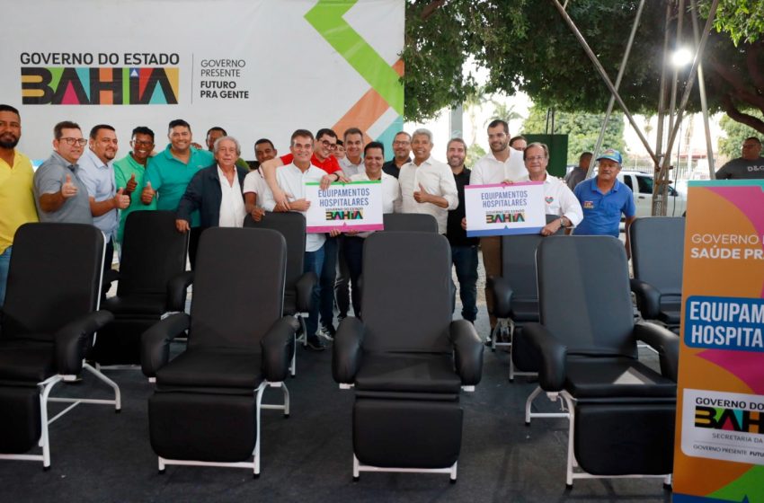  Governo do Estado reforça saúde de Bom Jesus da Lapa com entrega de equipamentos