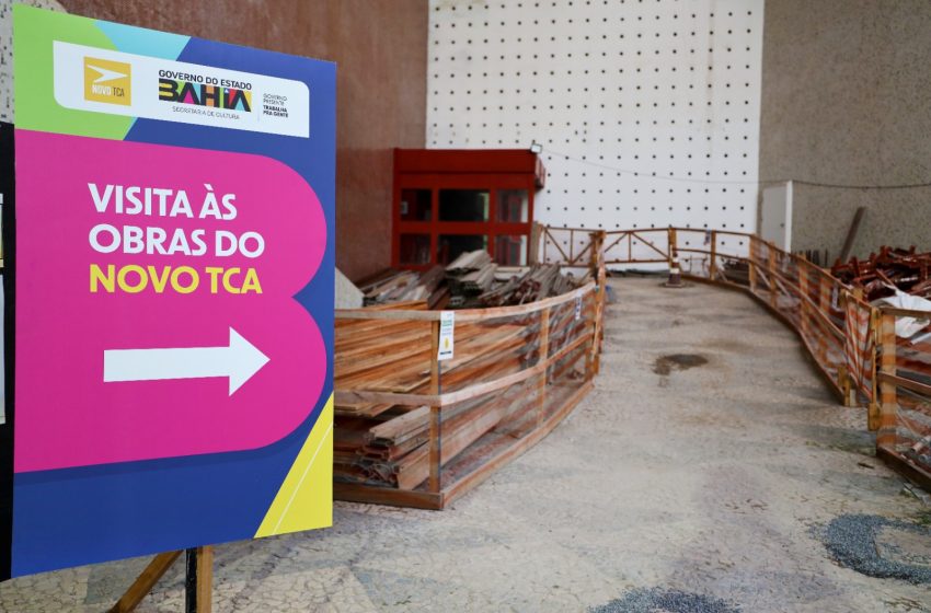  “Estamos garantindo que o Teatro Castro Alves continue sendo um espaço de referência para a cultura baiana e brasileira, mas agora com mais segurança, climatização e acessibilidade”, destaca governador durante visita às obras do complexo