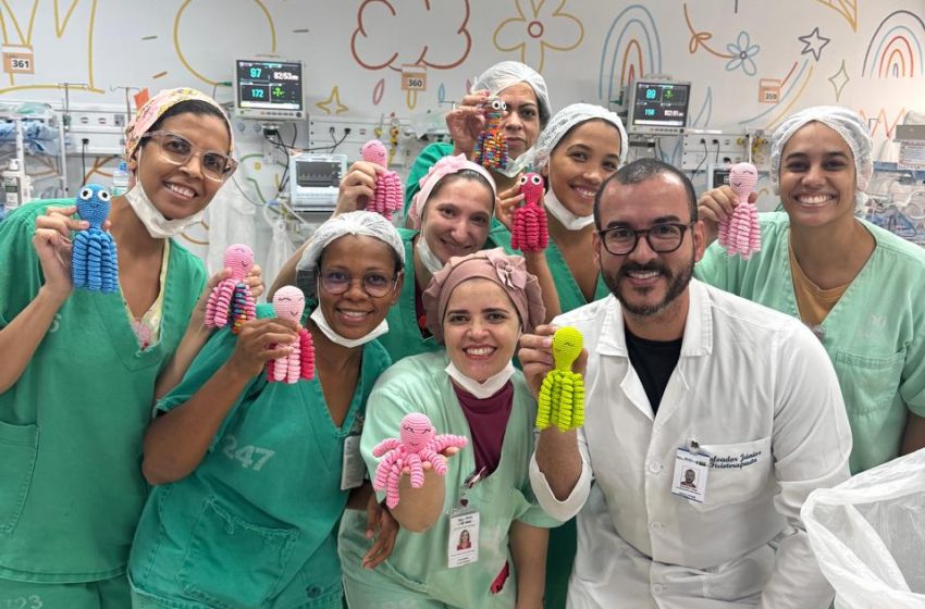  Projeto “Migas Polvinhos” chega ao HRJ e fortalece cuidado humanizado com bebês prematuros