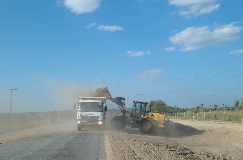  Sisal: Restauração da pavimentação é iniciada na BA-120, entre Monte Santo, Cansanção e Queimadas