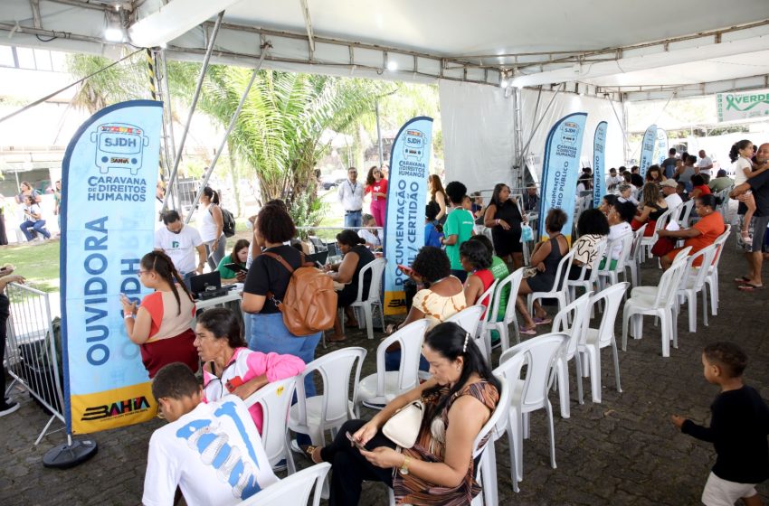 Em Salvador, edição da Caravana de Direitos Humanos promove inclusão e oferece serviços para pessoas com deficiência