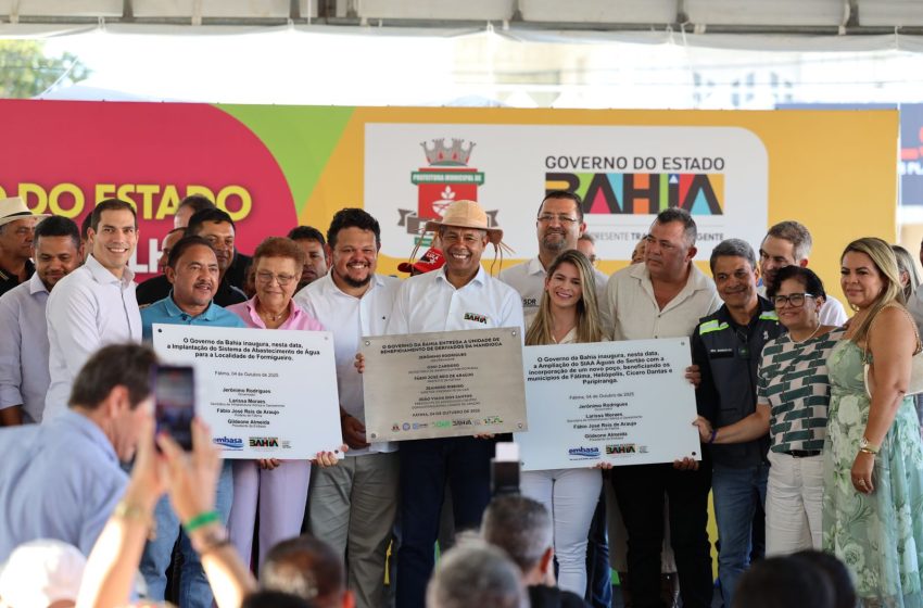  Em Fátima, Governo do Estado entrega obras e melhorias em abastecimento, saúde, educação e infraestrutura