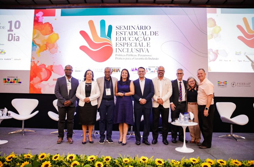 Bahia discute políticas públicas e práticas pedagógicas para a inclusão escolar