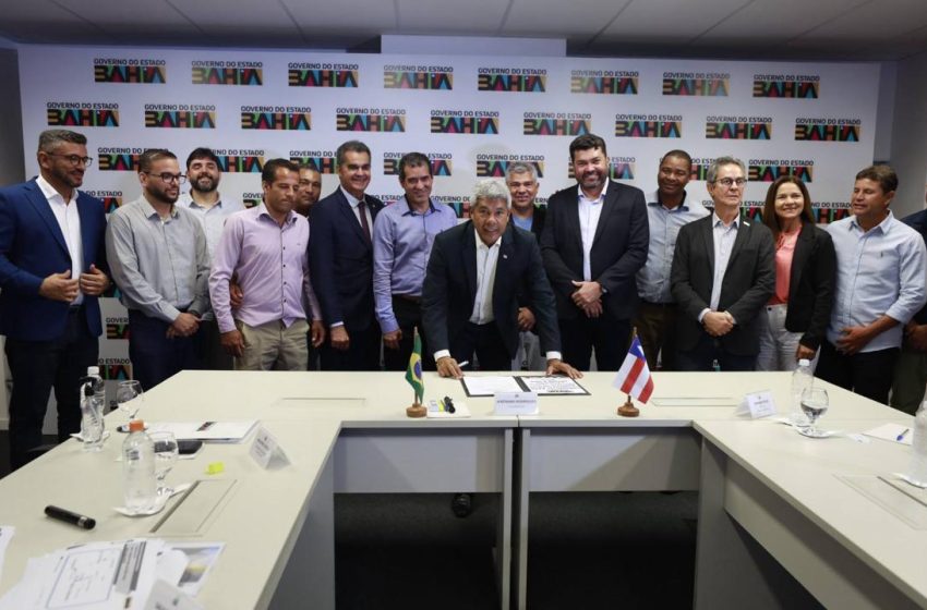  Mais infraestrutura: Estado assina convênios e anuncia pavimentação de rodovias em zonas rurais da Bahia