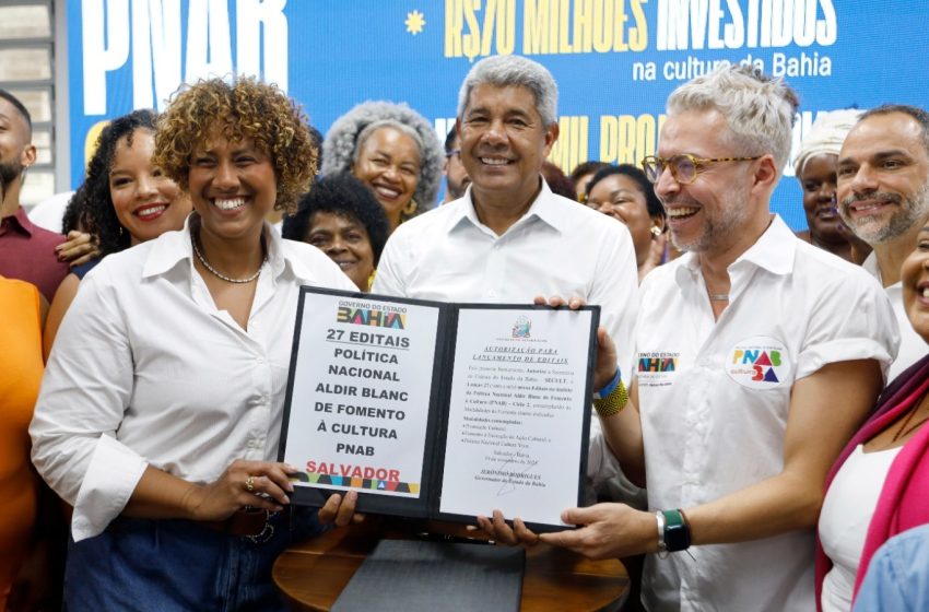  PNAB: Bahia terá mais de R$ 70 milhões destinados à cultura, com a publicação de 27 editais
