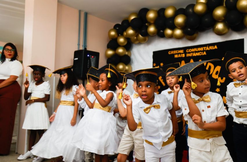 Café da manhã de Natal encerra ano letivo do programa Mais Infância