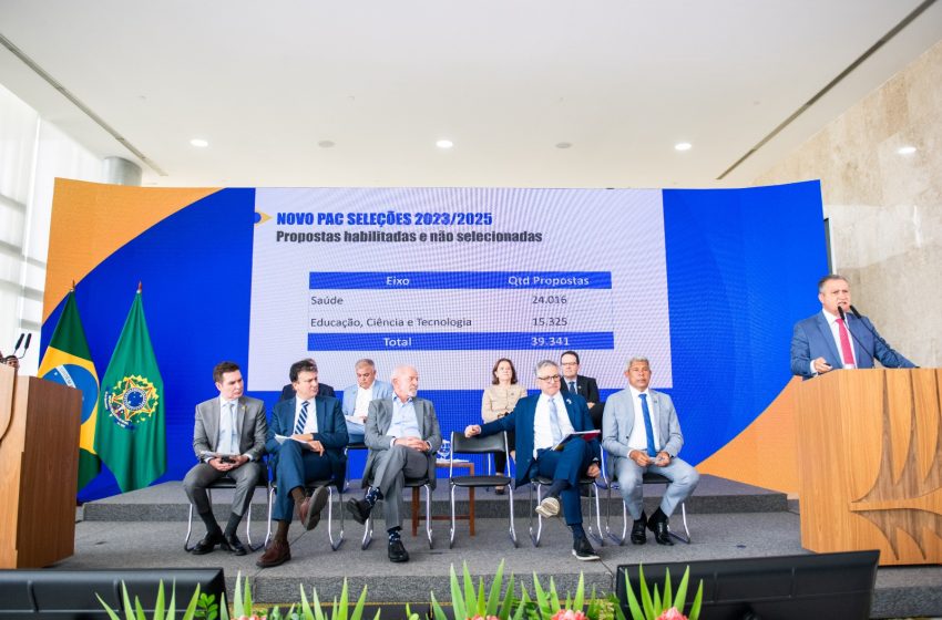  Bahia terá mais de R$ 3 bilhões do PAC para investir em 293 obras nas áreas de educação, saúde e saneamento em 2026