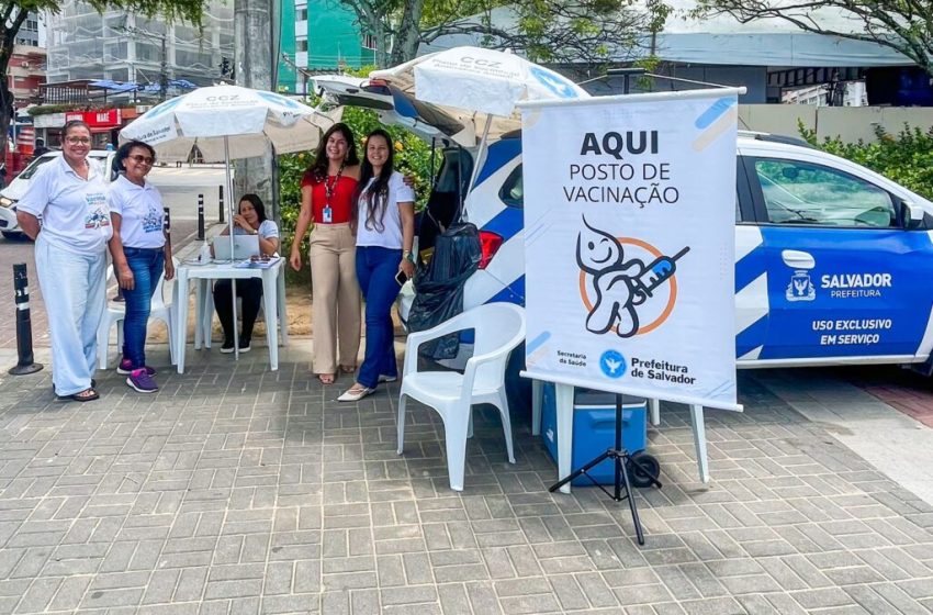  Prefeitura realiza ações itinerantes de vacinação em áreas de grande circulação antes do Carnaval