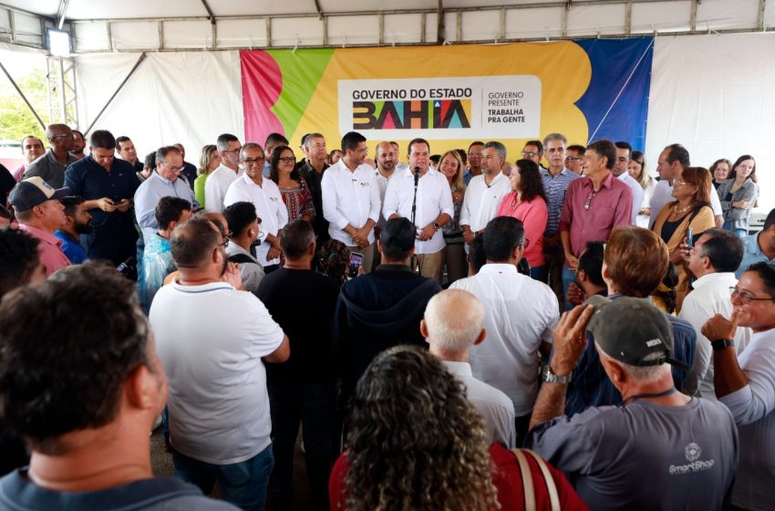 Governo da Bahia autoriza ampliação do sistema de abastecimento de água de Irecê