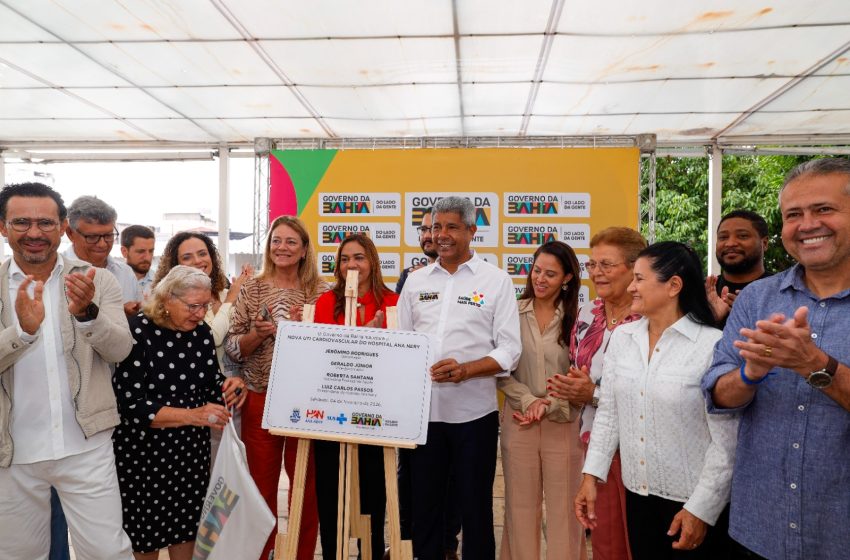  Governo do Estado entrega UTI Cardiovascular do Hospital Ana Nery e autoriza reforma de 10 leitos