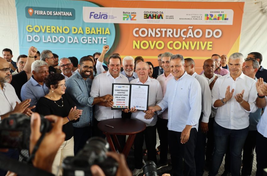 Parceria entre Governo do Estado e União garante implantação do Convive em Feira de Santana fortalecendo o Bahia pela Paz
