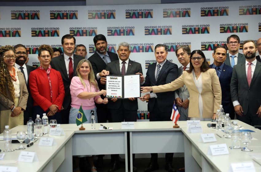Bahia institui Política Estadual de Alternativas Penais no âmbito do Bahia Pela Paz