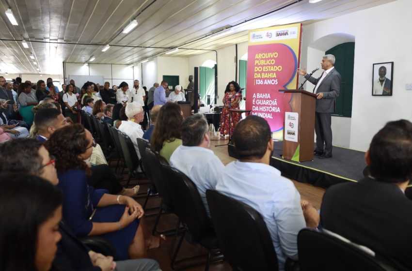  Com reconhecimento da Unesco, Arquivo Público da Bahia celebra 136 anos e recebe novos investimentos do Estado