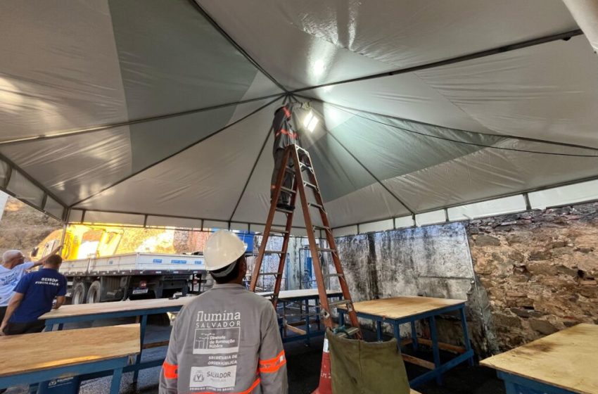  Prefeitura de Salvador reforça iluminação em mercados municipais durante a Semana Santa