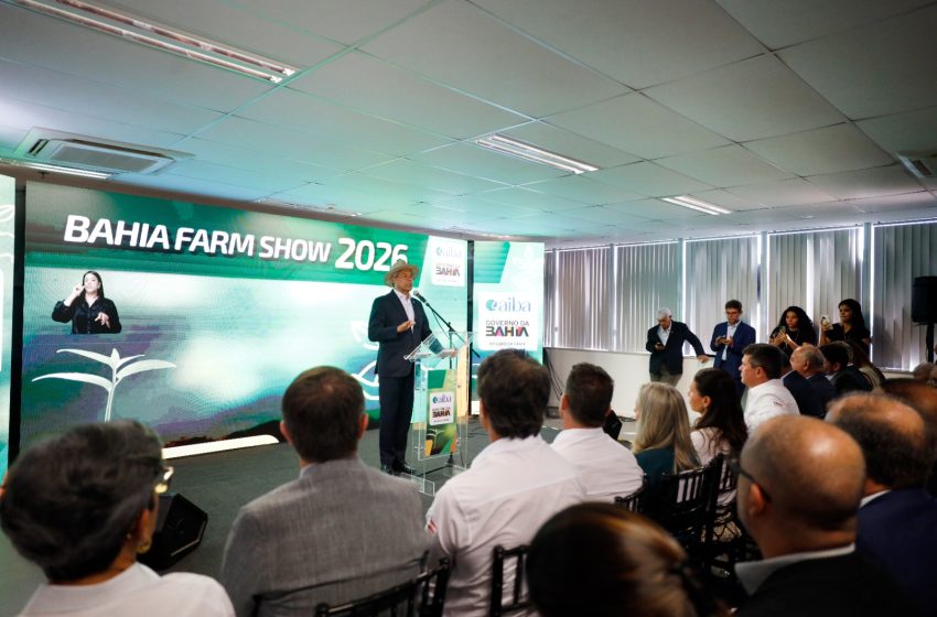  Governo do Estado destaca crescimento do agronegócio durante lançamento da Bahia Farm Show 2026