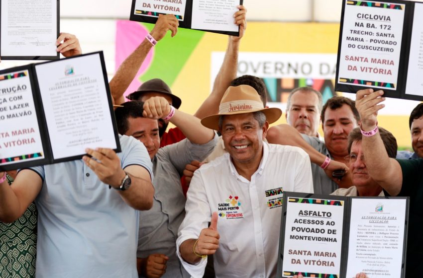  Governo do Estado reforça saúde e autoriza pacote de obras no Oeste baiano