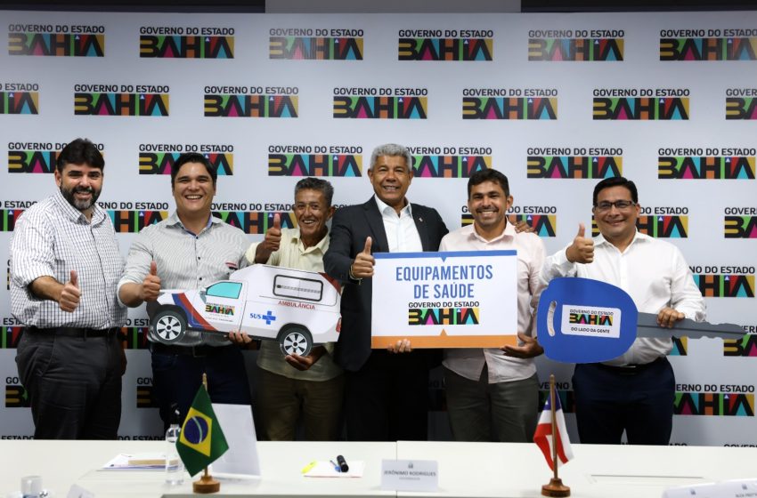  Acajutiba recebe novos equipamentos para reforçar a saúde no município