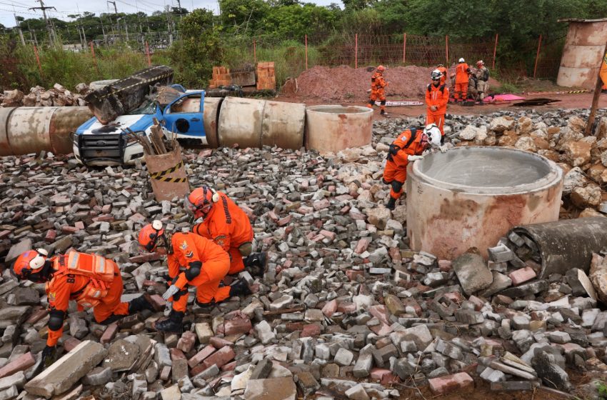 Bombeiros do Nordeste realizam treinamento de 24 horas contra desastres