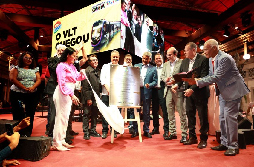  Jerônimo Rodrigues entrega primeira estação do VLT de Salvador e marca avanço da nova mobilidade na capital baiana