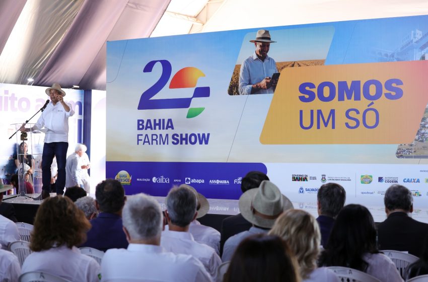  Governador participa da abertura oficial do 20° Bahia Farm Show em Luís Eduardo Magalhães