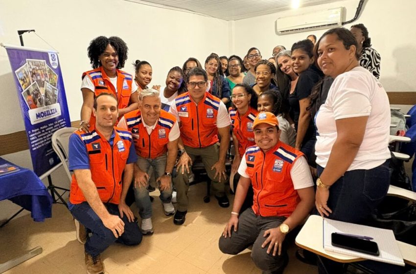  Projeto Mobiliza capacita voluntários para prevenção de riscos em Salvador