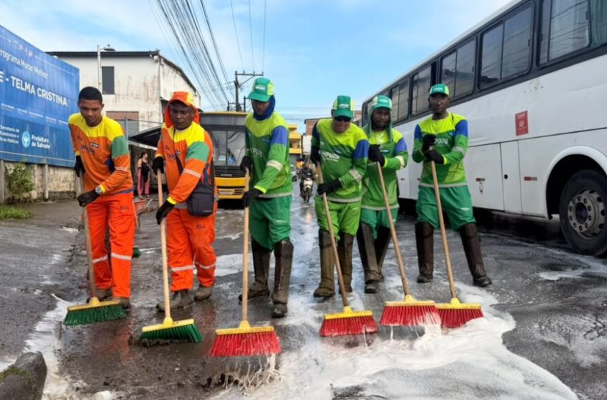  Operação Bairro no Grau reforça limpeza urbana e recolhimento de resíduos em Paripe
