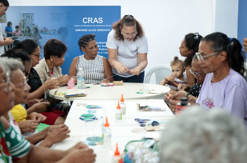 Oficinas de artesanato fortalecem empreendedorismo e acolhimento no Cras Simone Alice Debouck