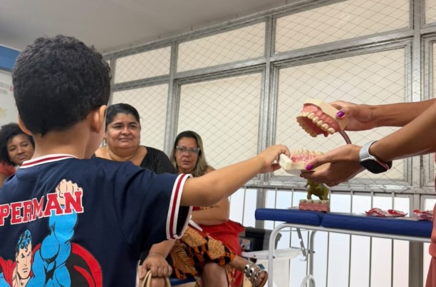 Ação multiprofissional promove educação em saúde e desenvolvimento infantil no Multicentro Carlos Gomes