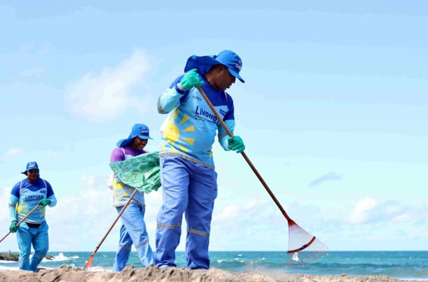 Mutirão reúne voluntários para limpeza da Orla de Praia Grande neste sábado (19)