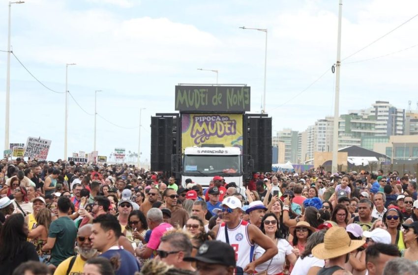  Pipoca do Mudei de Nome leva música e folia ao Parque dos Ventos neste domingo (20)