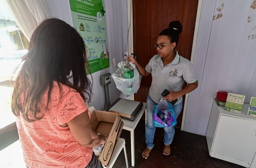 Recicla Capital amplia pontuação para quem entregar materiais recicláveis nos pontos de coleta