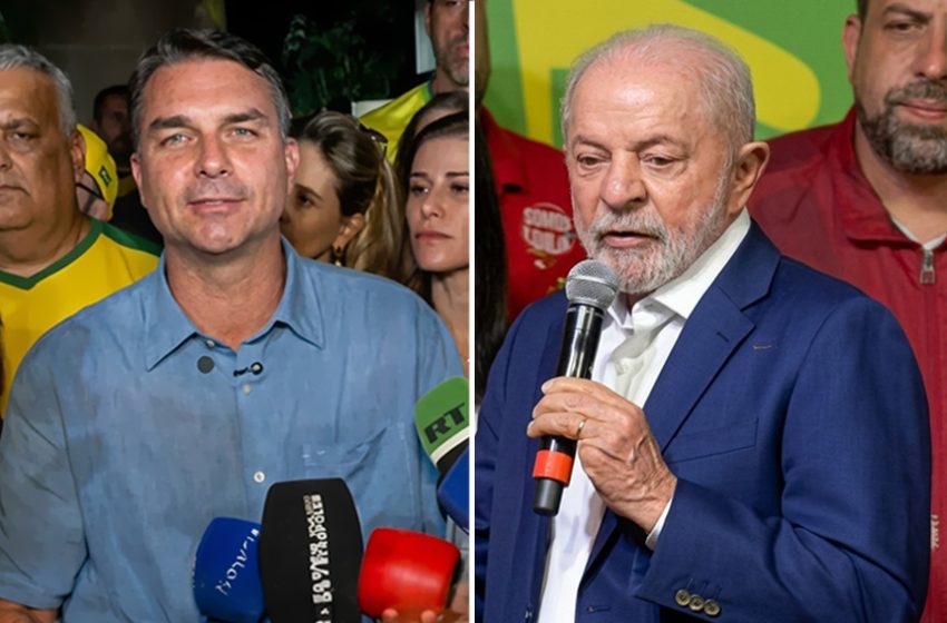  Flávio Bolsonaro e Lula disputam o segundo turno das eleições para presidente